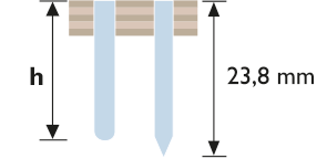 Creasing Rule Height